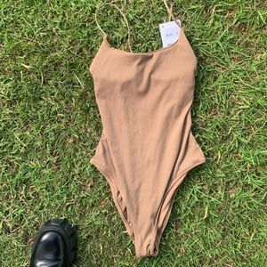 Zara nude color bathin suit